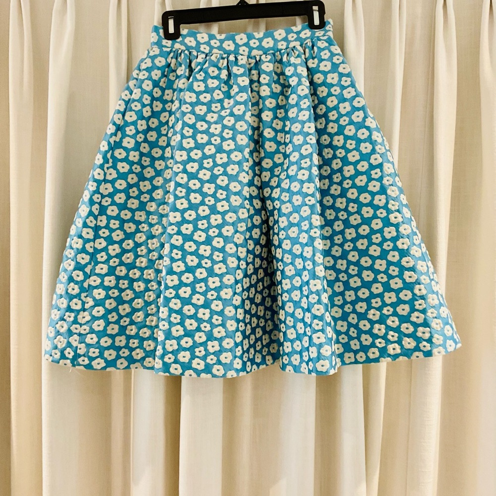 Floral Blue Skirt